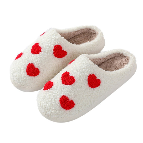 Mao Mao Home Slippers Cartoon Love Style Indoor and Outdoor Warm Slippers Cotton Slippers