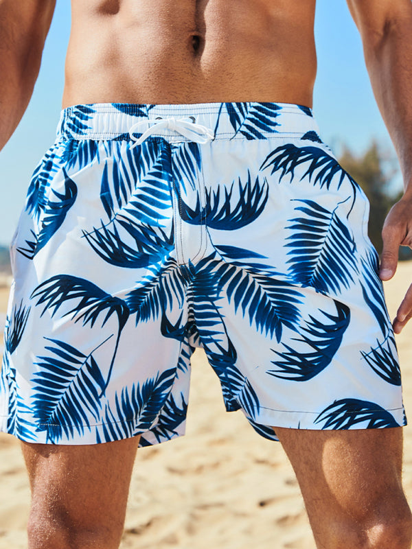 New Arrival Men's Seaside Travel Casual Shorts Sports Surfing Swimming Trunks Casual Cropped Pants