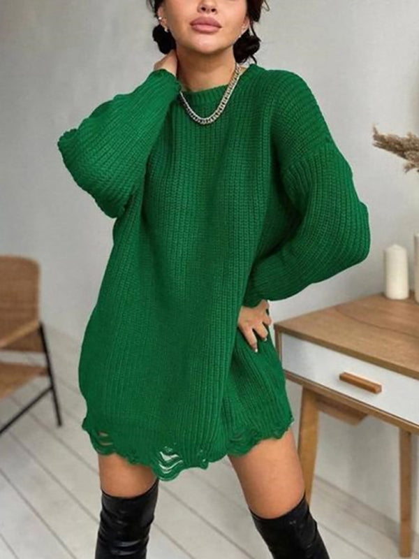 Maglione maglione tunica da donna 