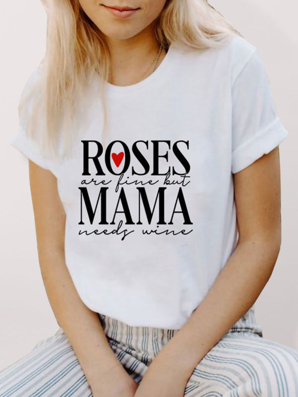 T-shirt da donna con stampa grafica 