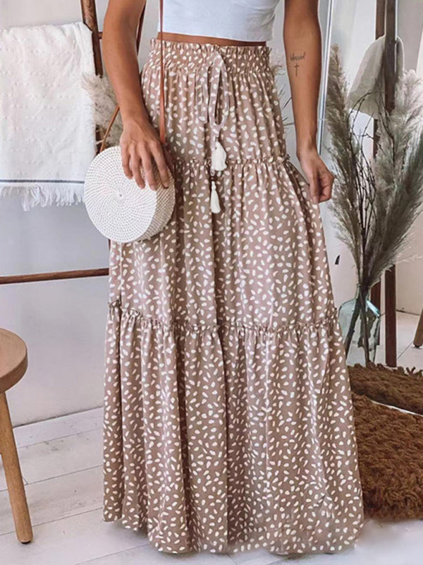 Women's Resort Storm Dot Print Skirt
