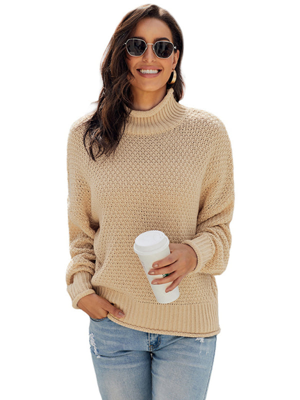 Women's loose long sleeve thermal sweater top